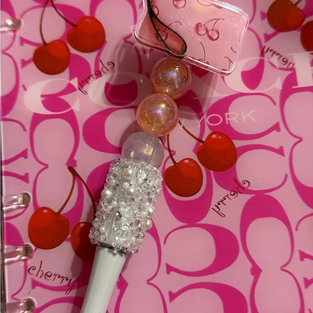 Pink and Red Cherry Pattern Notebook Set @sfbazil… - image 5